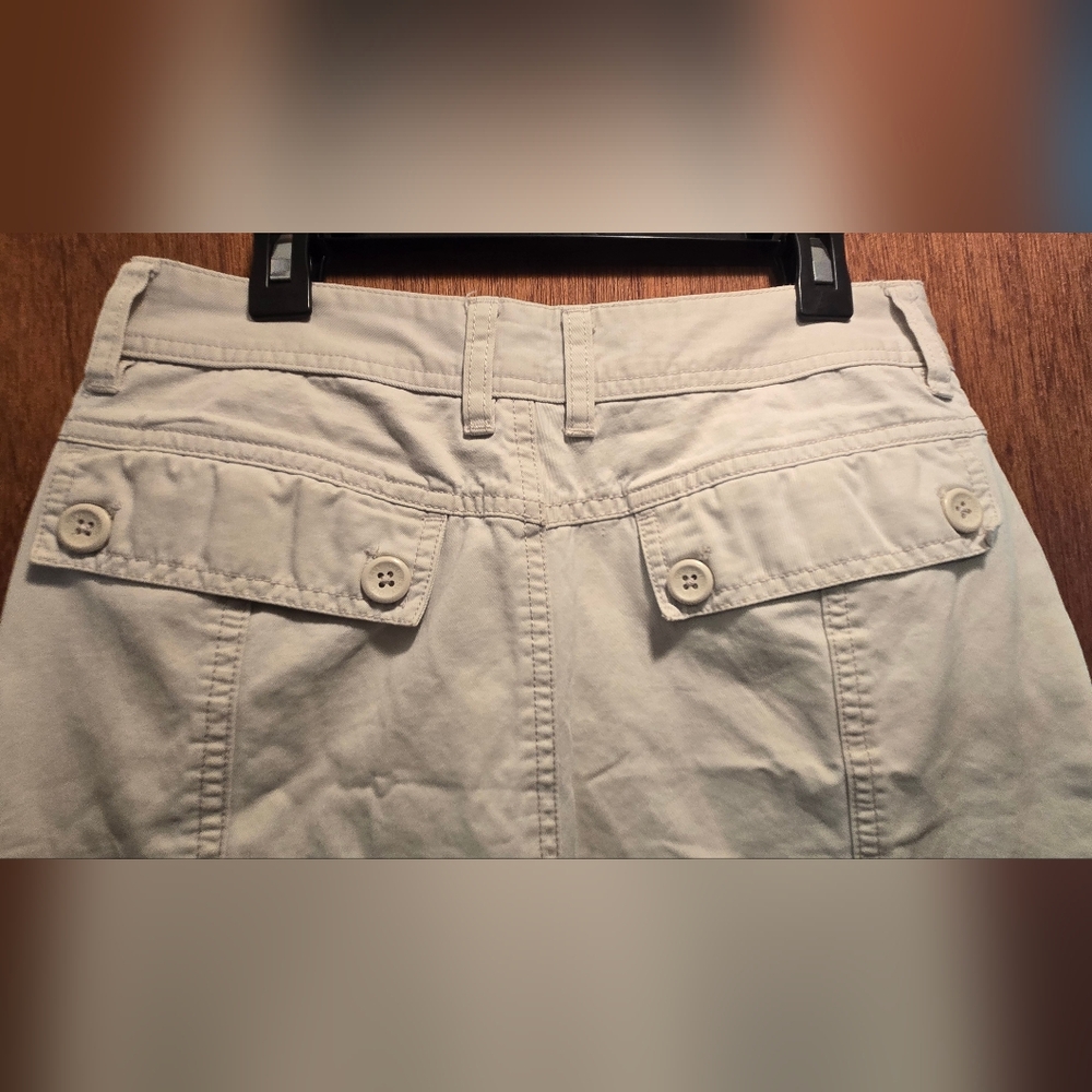 Old Navy A-Line Skirt in Light Tan Sz2 - Picture 9 of 10